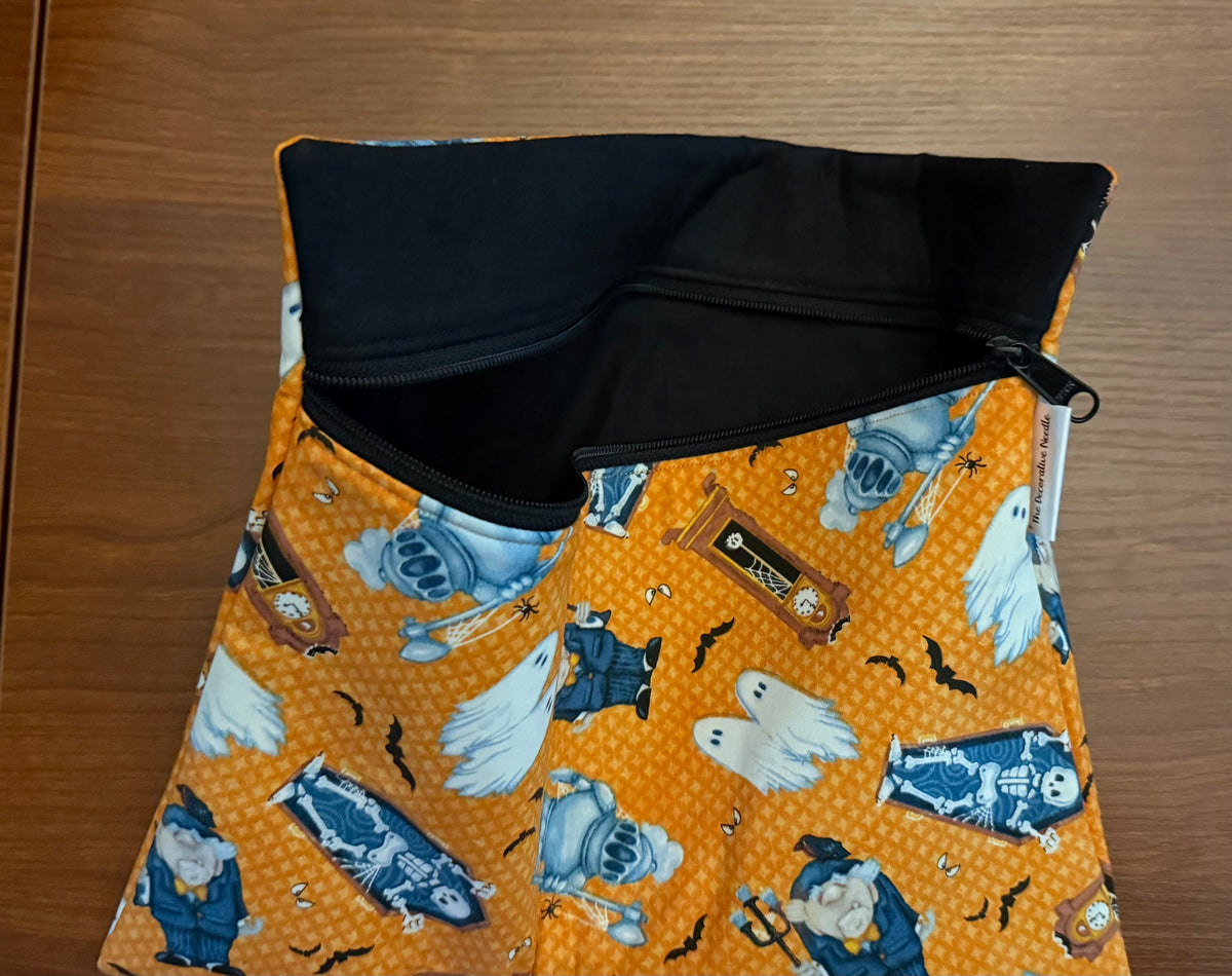 Halloween Characters Regular project bag for cross stitch & embroidery