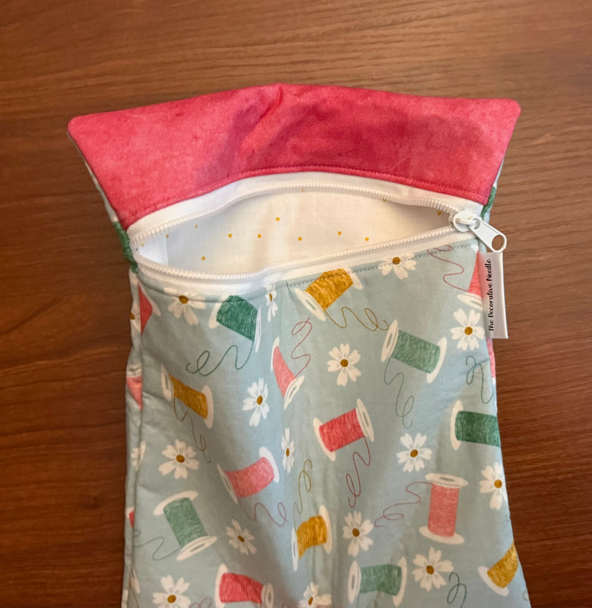 Bloom and Sew Spools Skinny project bag for cross stitch & embroidery