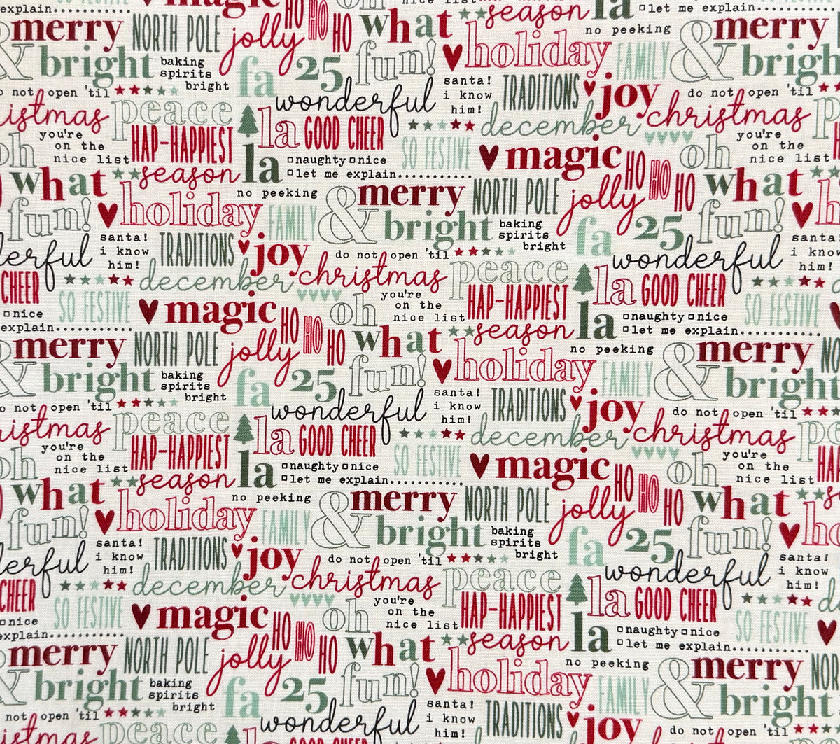 Evergreen Wishes Typography