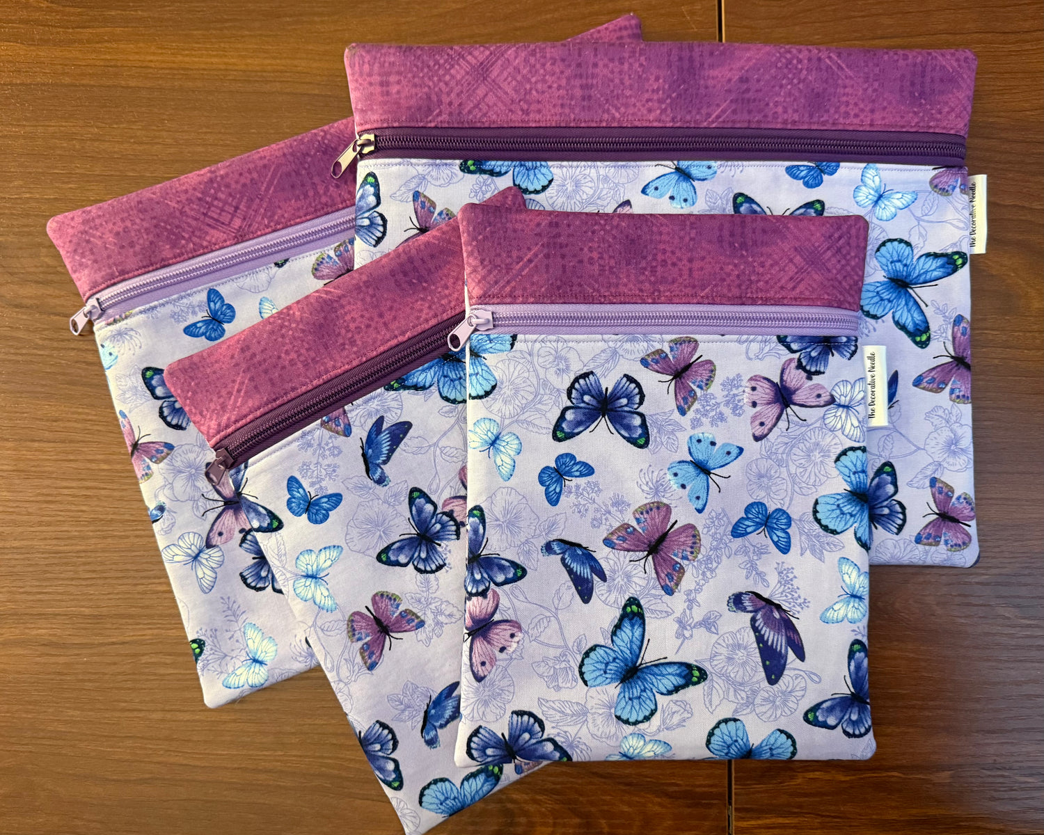 Butterflies on Lavendar background
