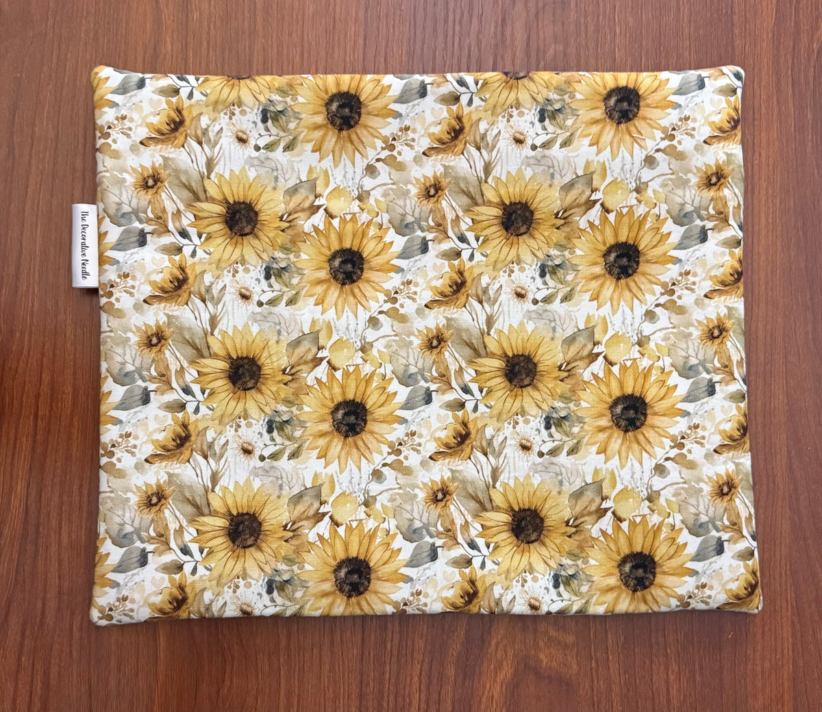 Evening on the Prairie Sunflower Regular project bag for cross stitch & embroidery