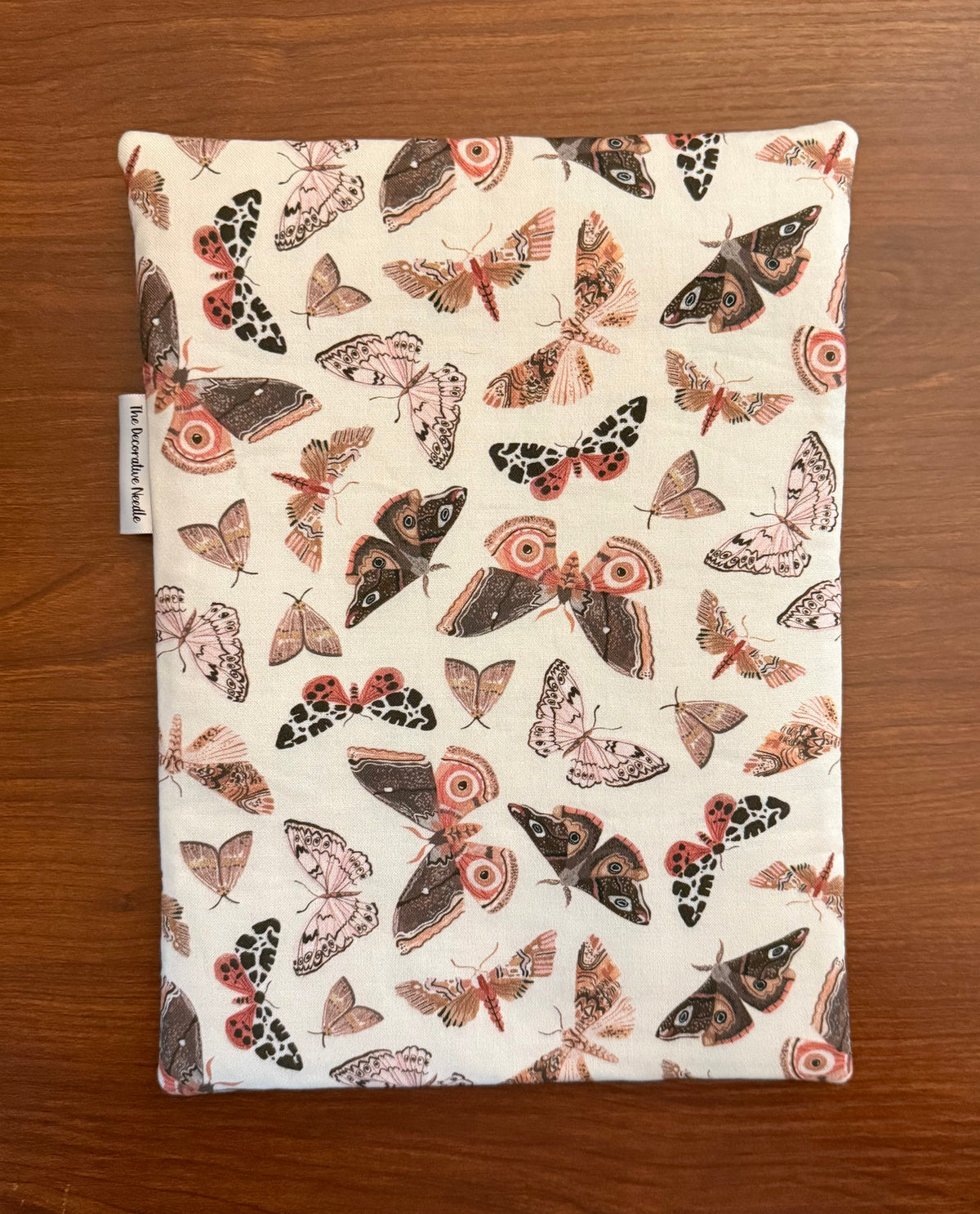 Fluttering Moths Skinny project bag for cross stitch & embroidery