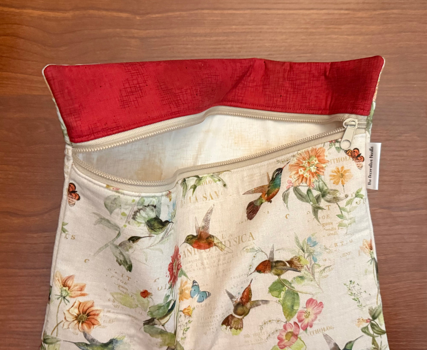 Hummingbirds Days Regular project bag for cross stitch & embroidery