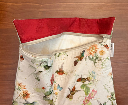 Hummingbirds Days Regular project bag for cross stitch & embroidery
