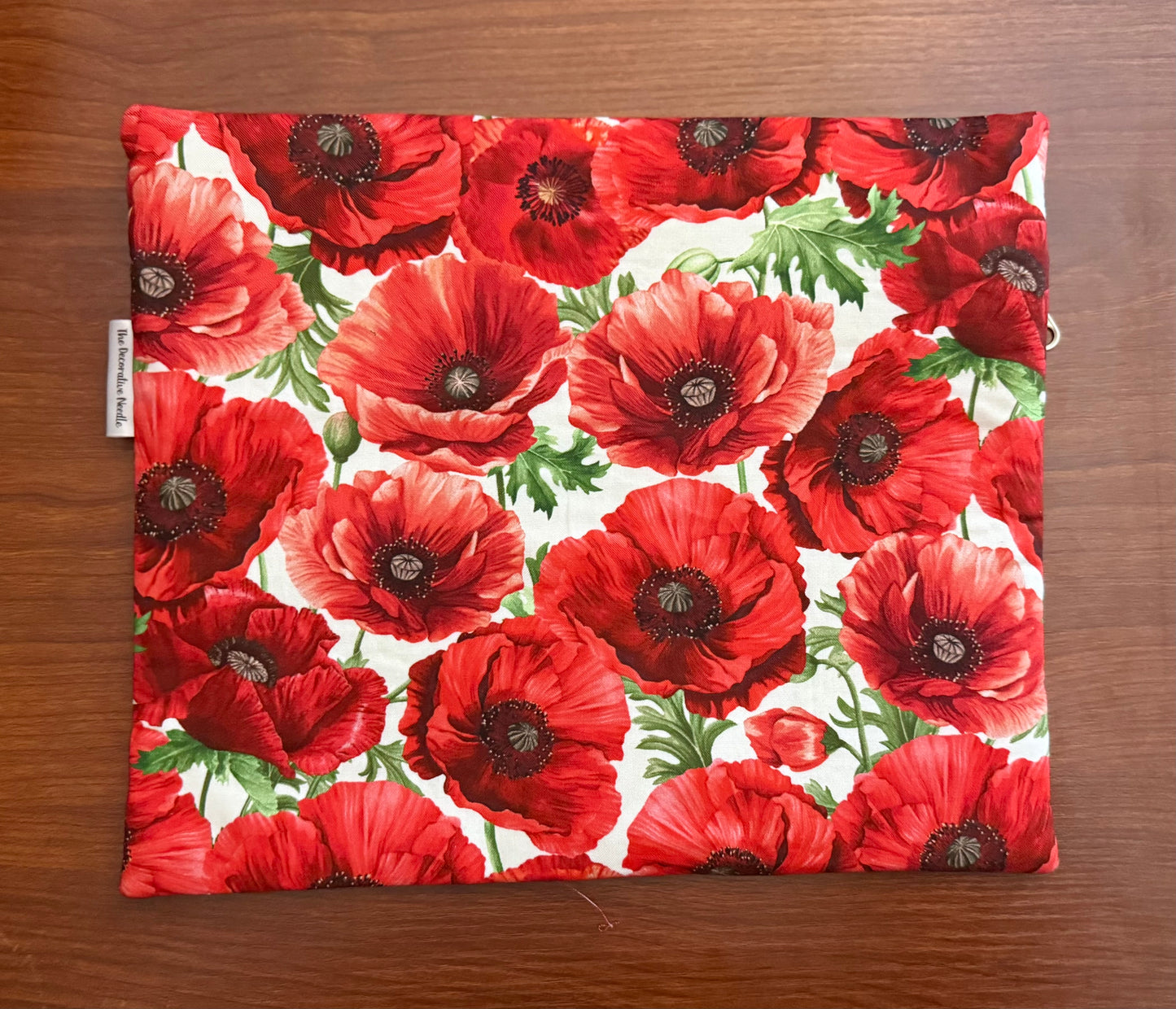 Poppy Passion Regular project bag for cross stitch & embroidery