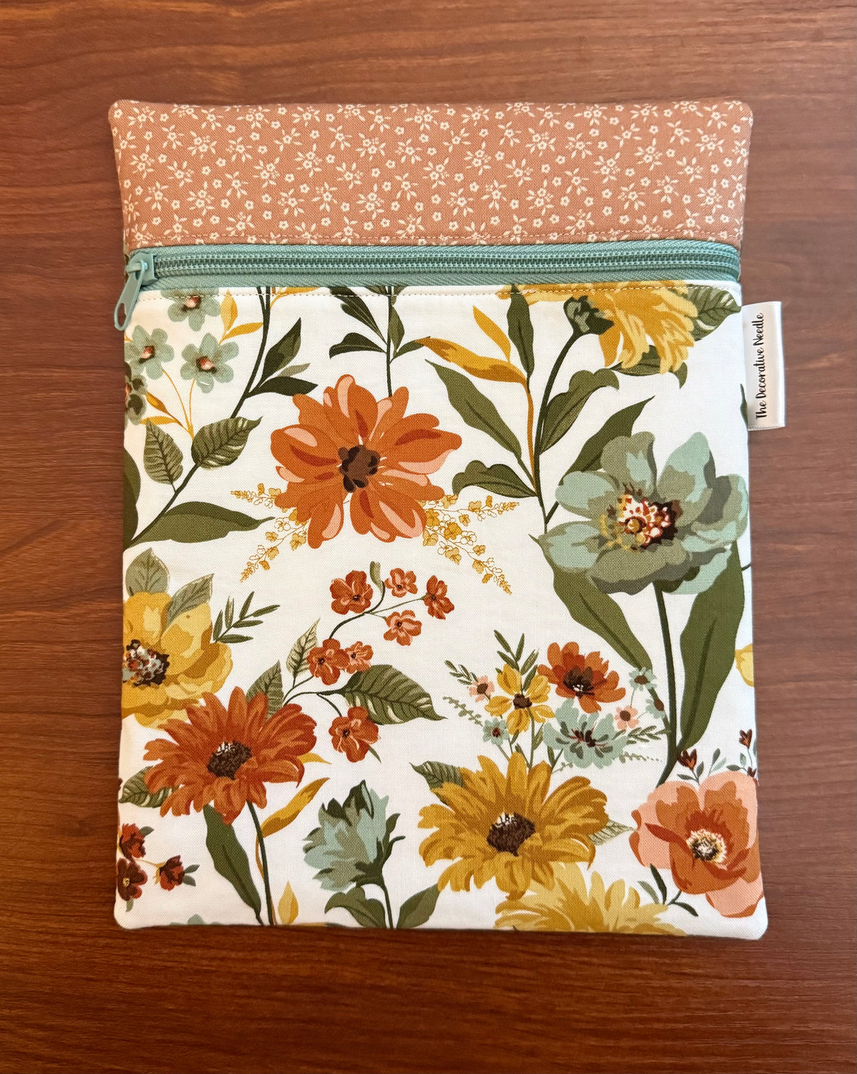 Worth Repeating Skinny floral project bag for cross stitch & embroidery