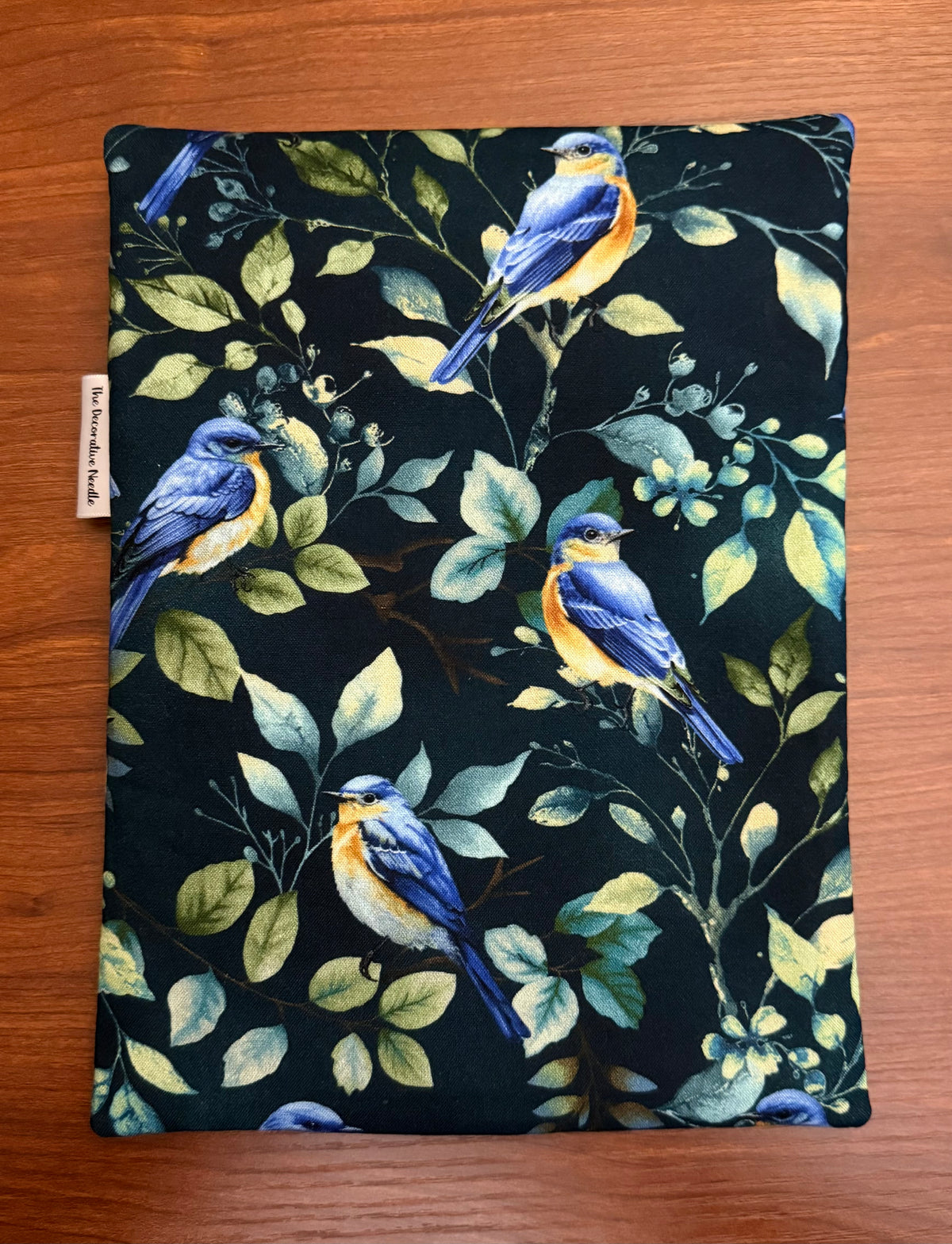 Blue Bird Skinny project bag for cross stitch & embroidery
