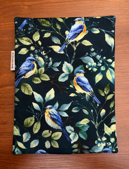 Blue Bird Skinny project bag for cross stitch & embroidery