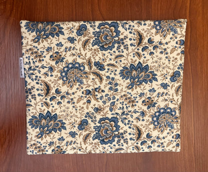 American Icons Blue & Beige Regular project bag for cross stitch & embroidery