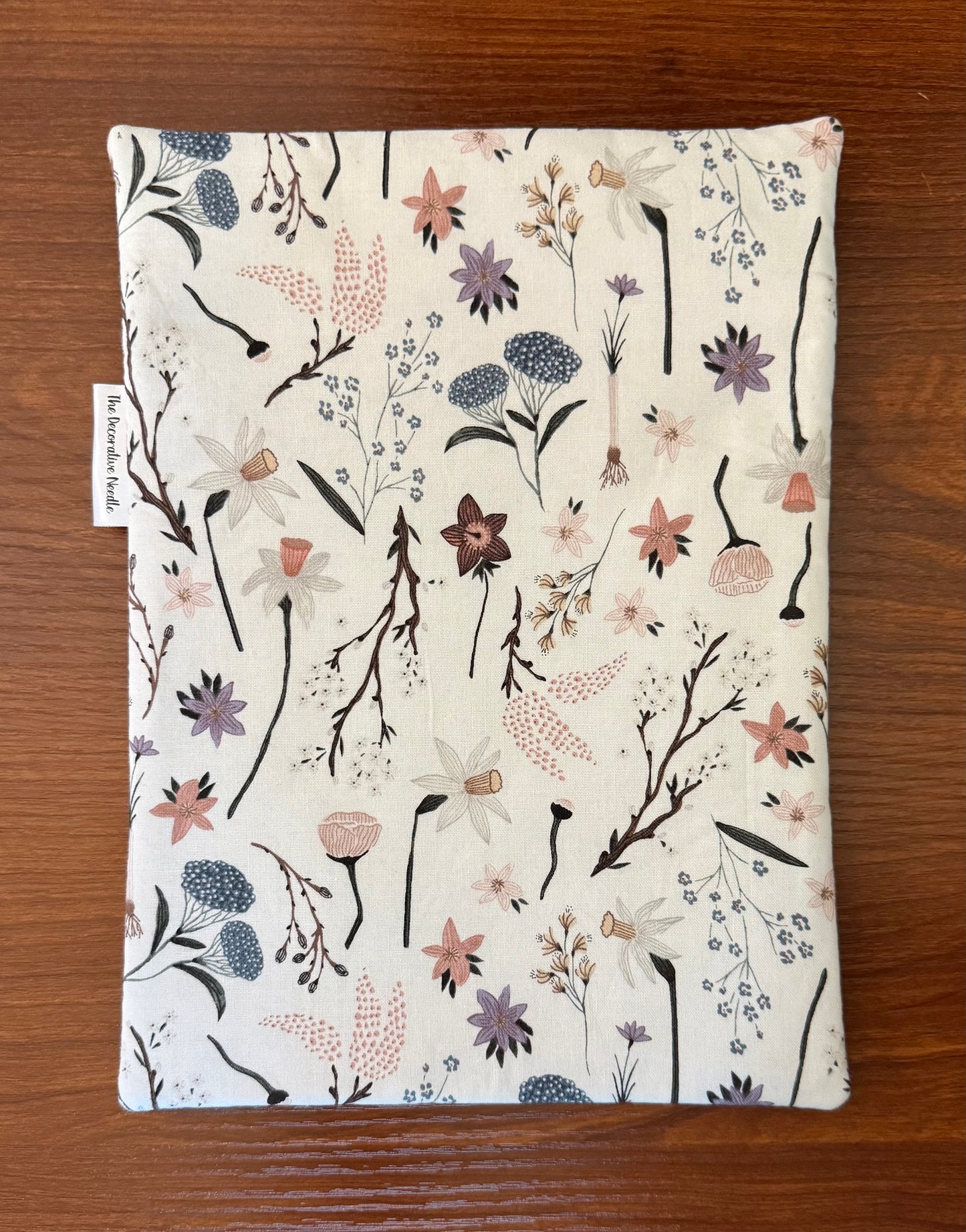 Scattered Floral Skinny project bag for cross stitch & embroidery