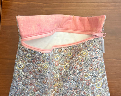 Vintage Spools Regular project bag for cross stitch & embroidery