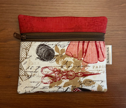 Vintage Dressmaker Notions bag for cross stitch & embroidery