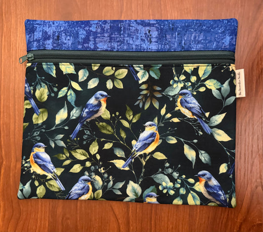 Blue Bird Regular project bag for cross stitch & embroidery