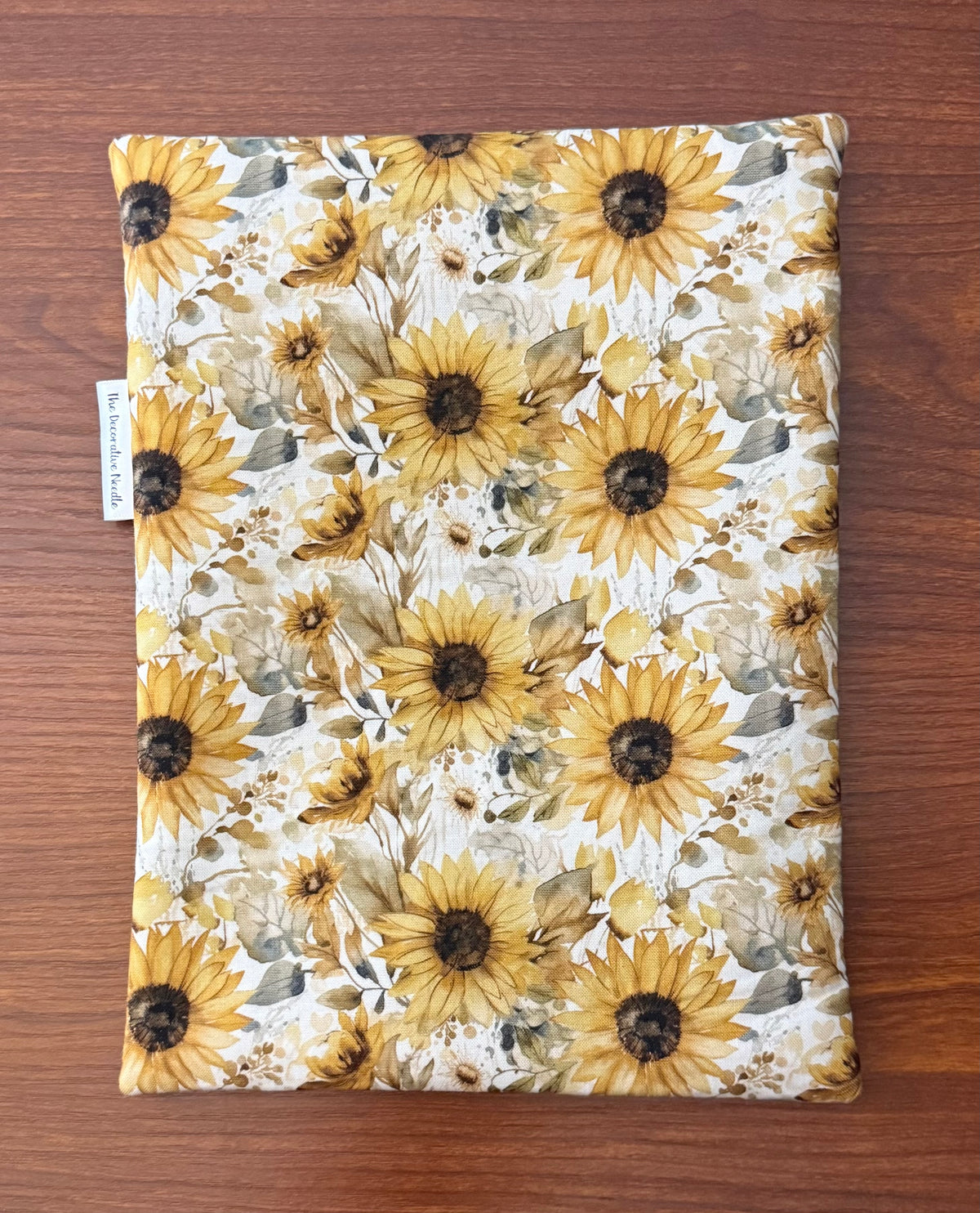 Evening on the Prairie Sunflower Skinny project bag for cross stitch & embroidery