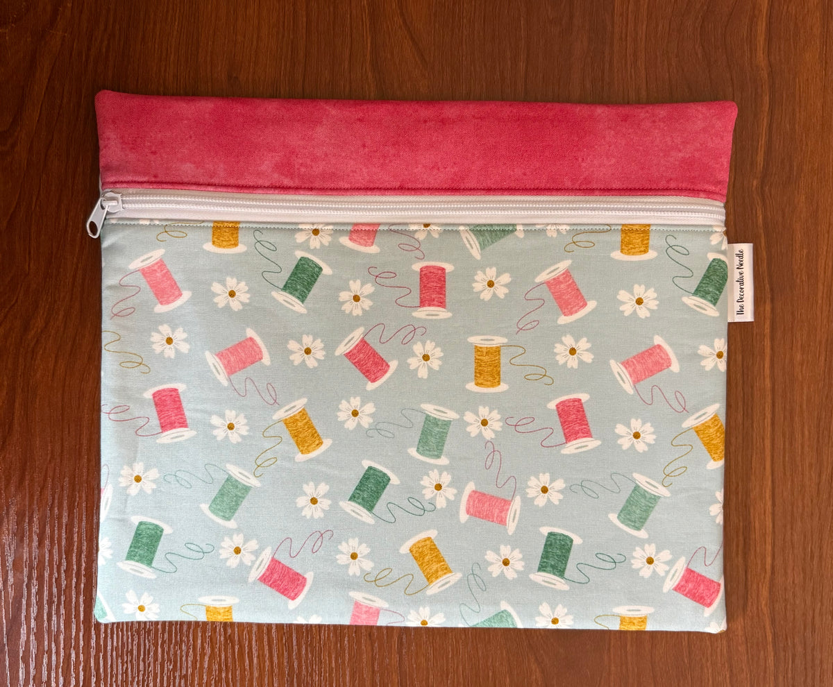 Bloom and Sew Spools Regular project bag for cross stitch and embroidery