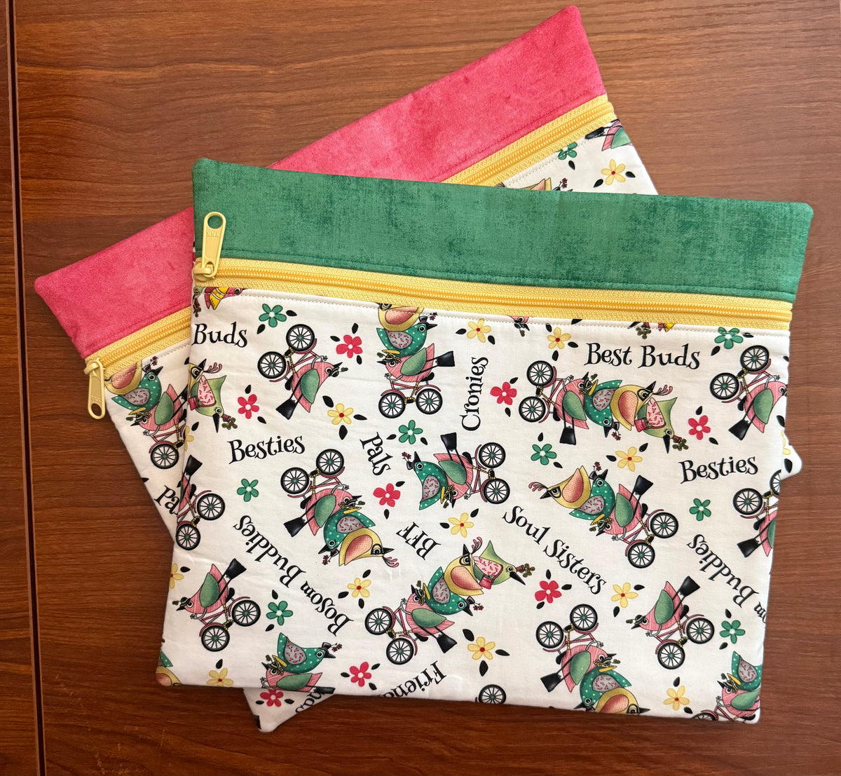 Life is Better with Friends Regular project bag for cross stitch & embroidery