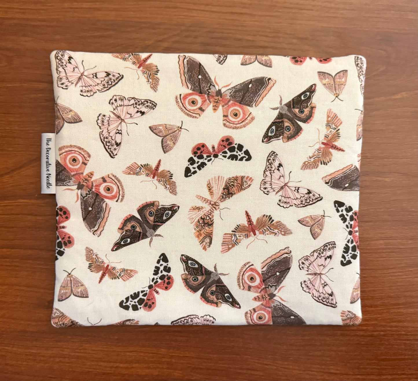 Fluttering Moths Notions bag for cross stitch & embroidery