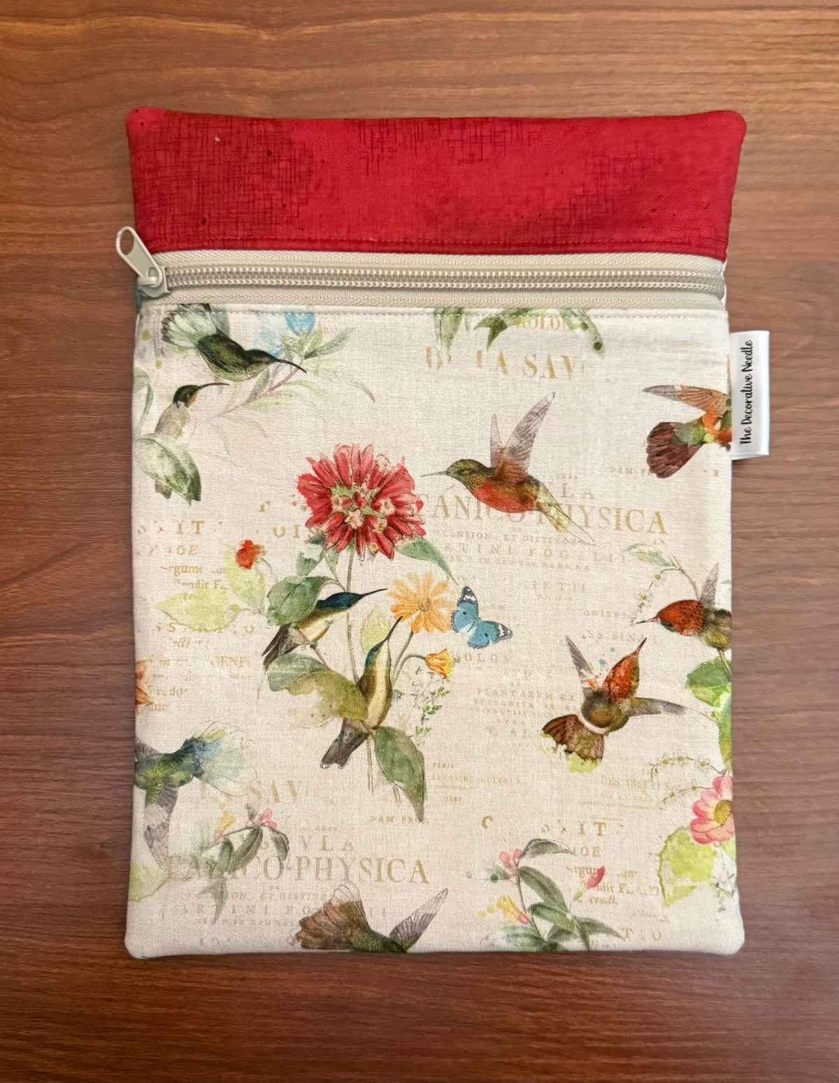 Hummingbird Days Skinny project bag for cross stitch & embroidery
