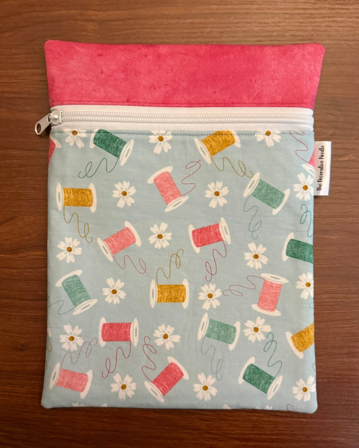 Bloom and Sew Spools Skinny project bag for cross stitch & embroidery