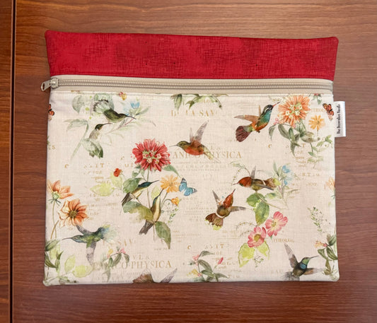 Hummingbirds Days Regular project bag for cross stitch & embroidery