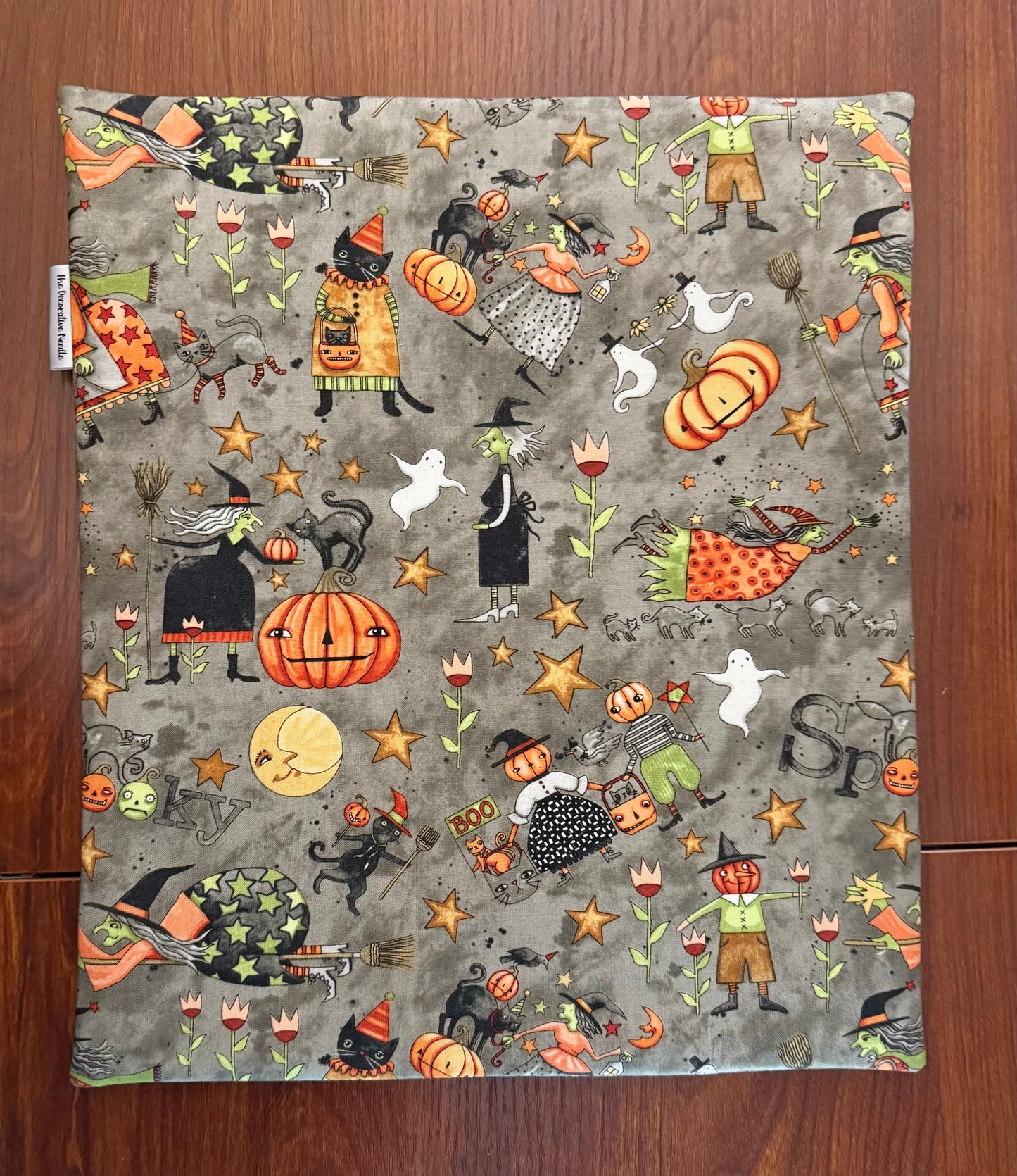 Tall project bag - Spooky Motifs by Teresa Kogut