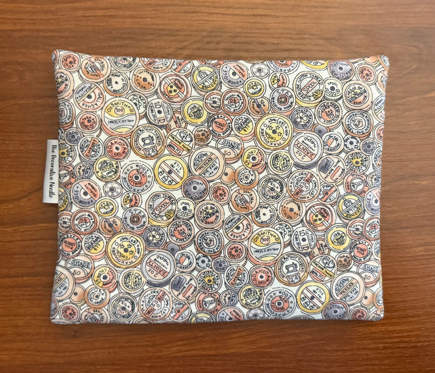 Vintage Spools Notions bag for cross stitch & embroidery