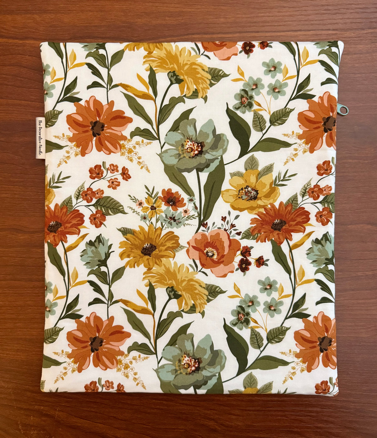 Worth Repeating Large floral project bag for cross stitch & embroidery