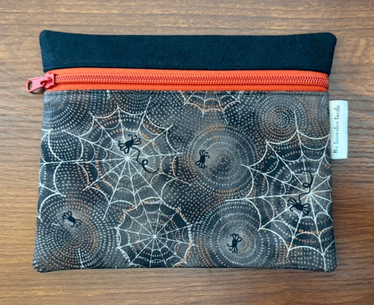 Spider Webs & Swirls Notions bag for cross stitch & embroidery