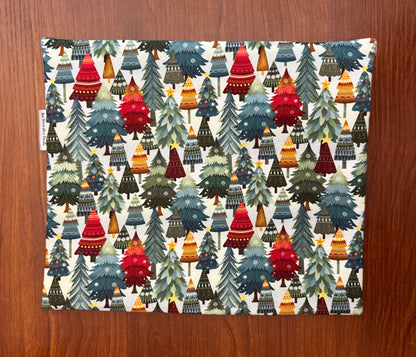 Nordic Holiday Trees Regular project bag for cross stitch & embroidery