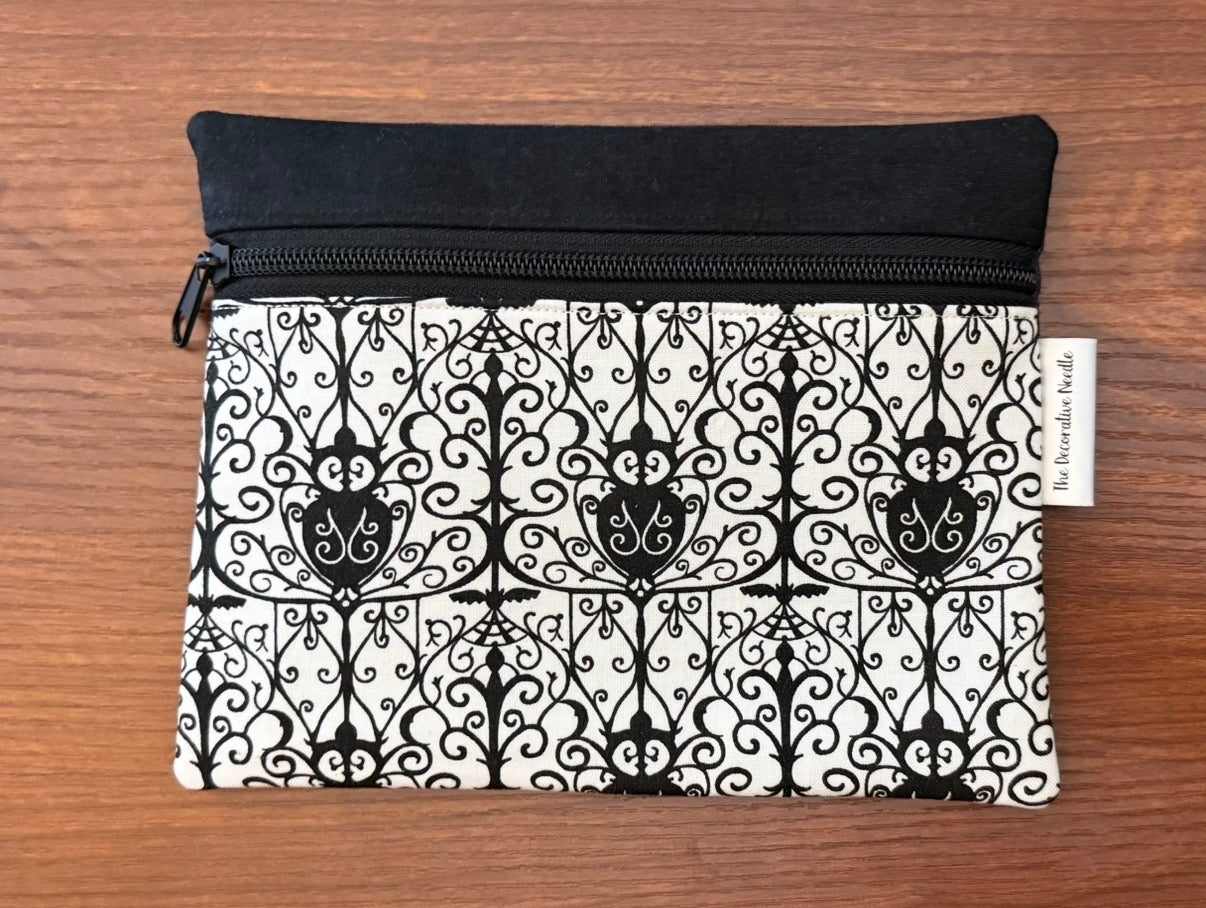 Spider Gate Notions bag for cross stitch & embroidery