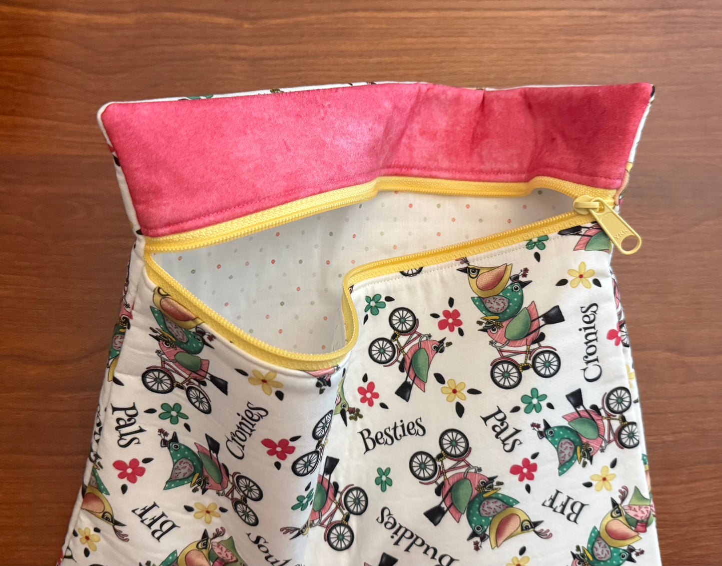 Life is Better with Friends Regular project bag for cross stitch & embroidery