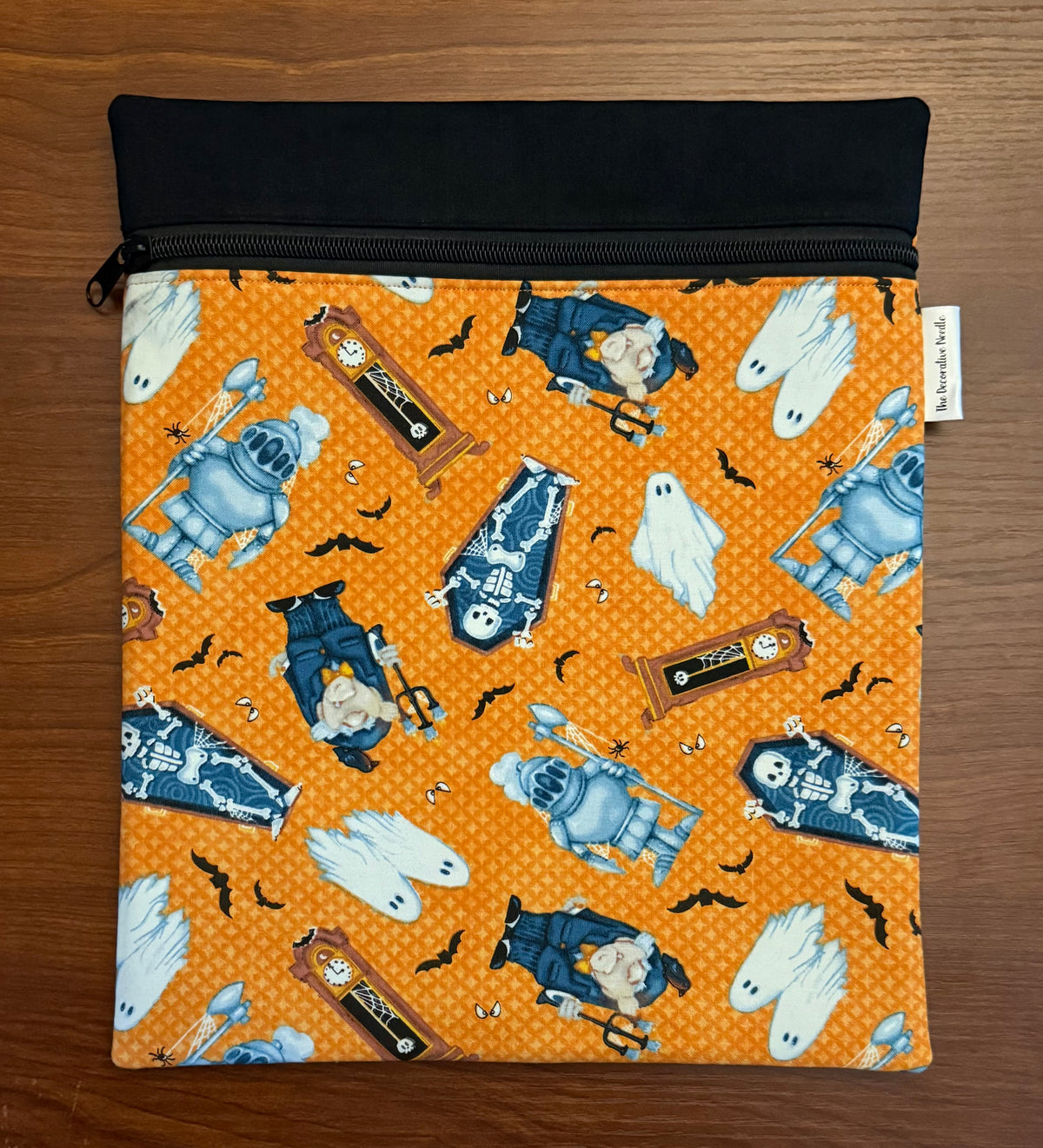 Halloween Characters Large project bag for cross stitch & embroidery