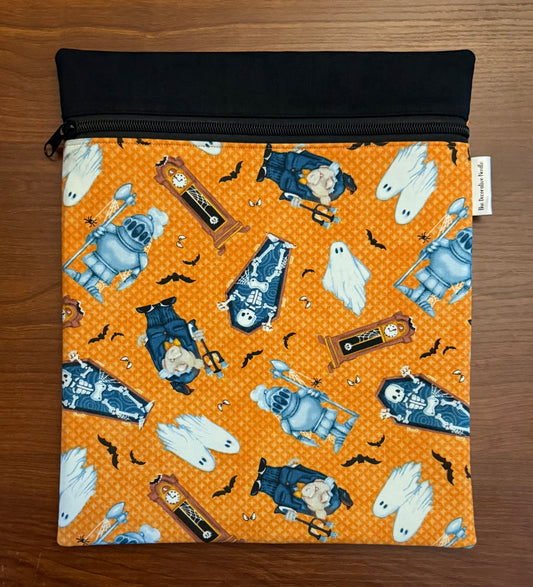 Halloween Characters Large project bag for cross stitch & embroidery