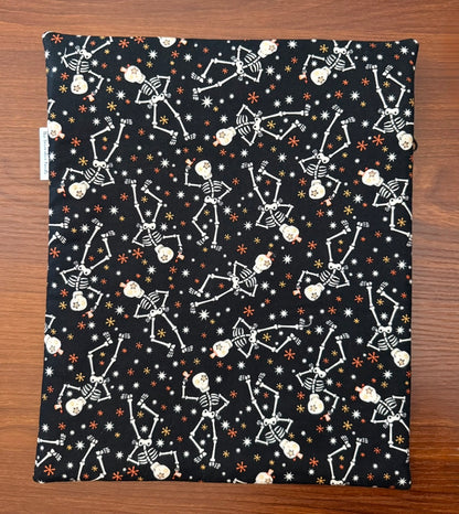 Glow-in-the-dark Skeletons Large project bag for cross stitch & embroidery