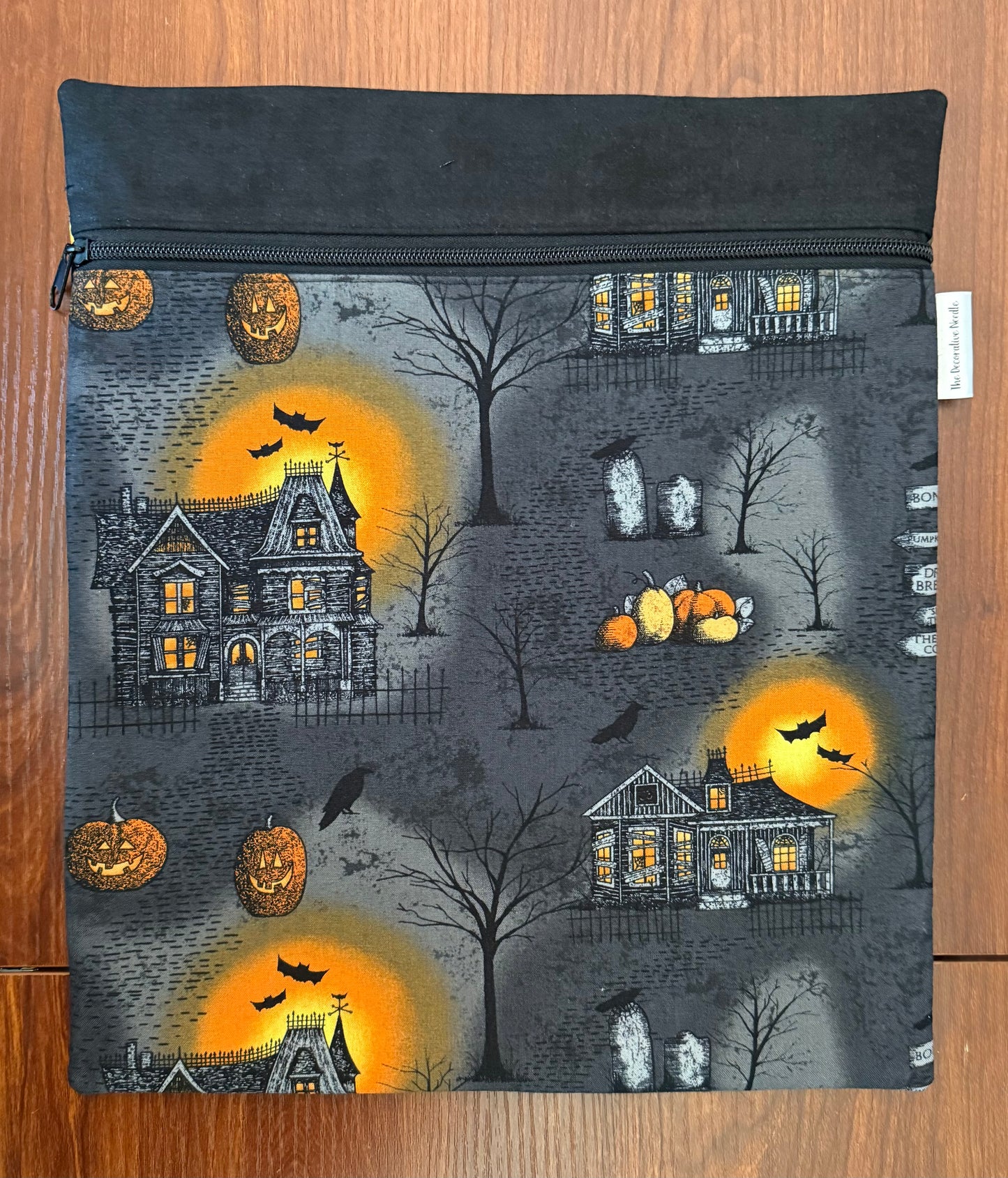 Tall project bag - Haunted Houses