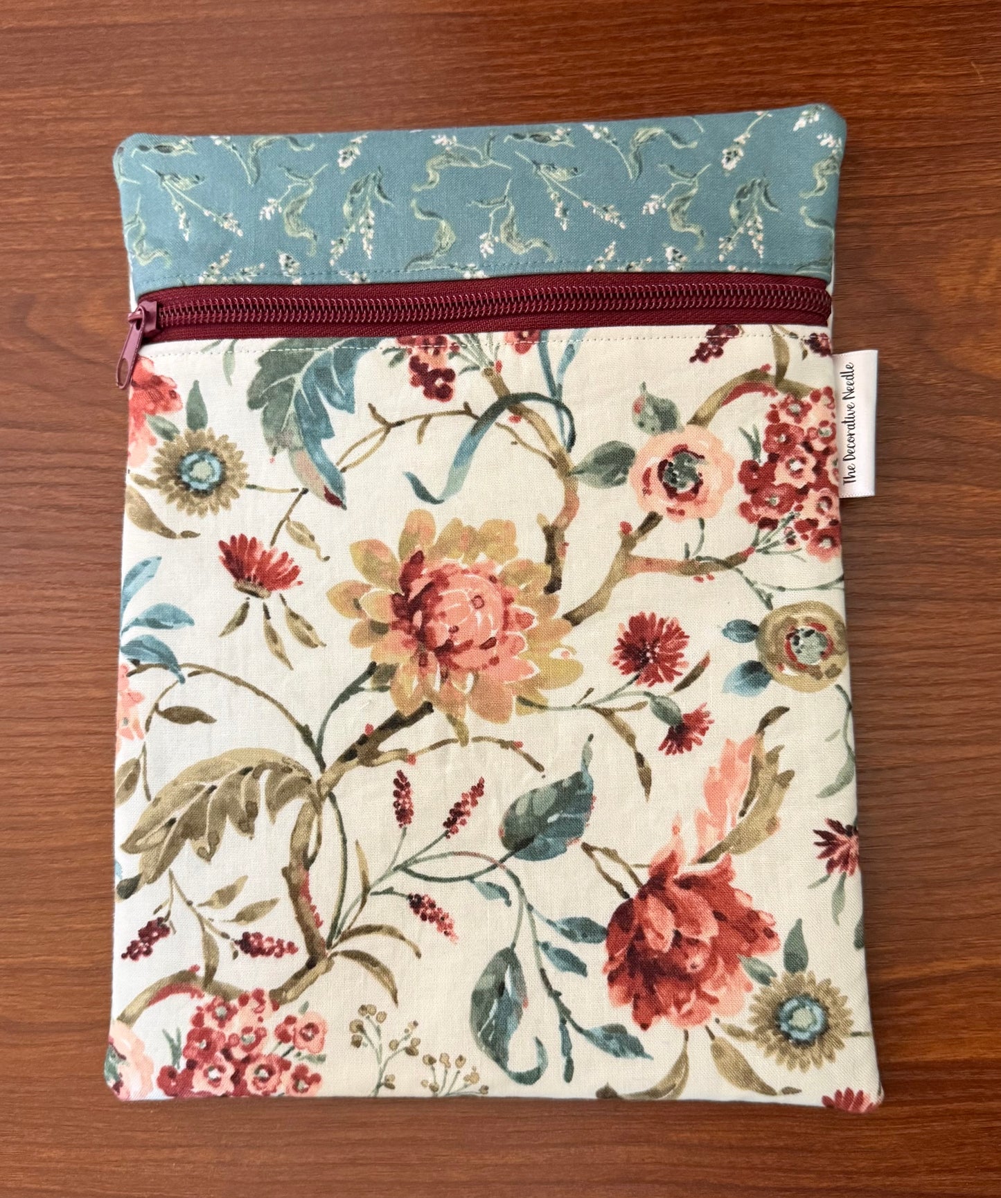 Season’s Study Floral Skinny project bag for cross stitch & embroidery