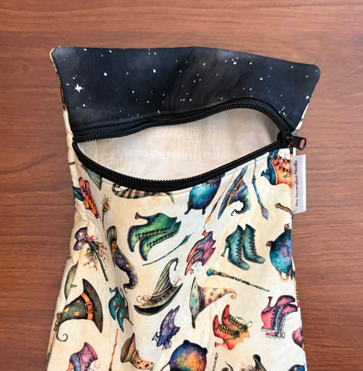 Witch Accessories Skinny project bag for cross stitch & embroidery