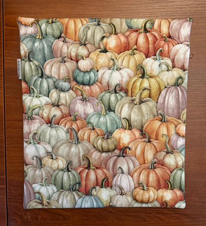 Colorful Pumpkins Tall project bag for cross stitch & embroidery