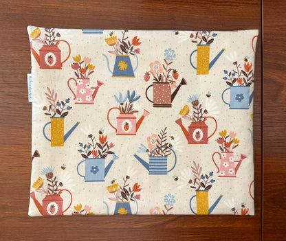 Regular project bag - Watering Cans & Flowers