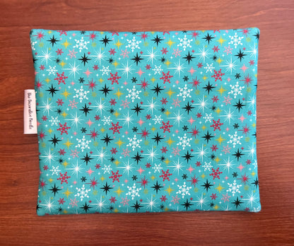Bright Deck the Halls Christmas Notions bag for cross stitch & embroidery