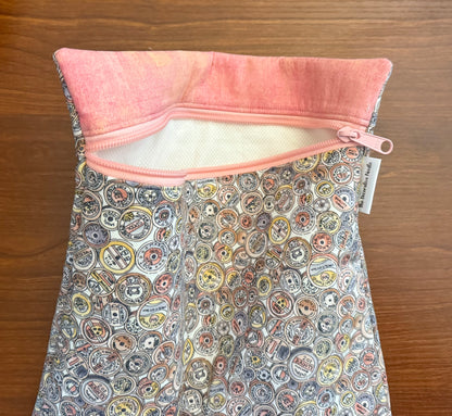 Vintage Spools Large project bag for cross stitch & embroidery