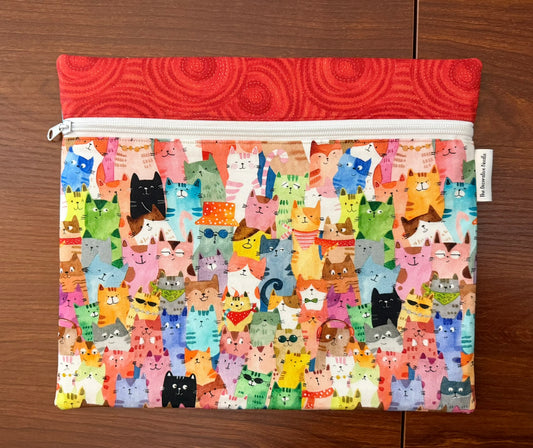 Regular project bag - Cats Around Town