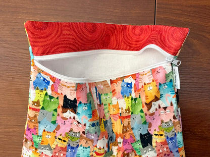Regular project bag - Cats Around Town