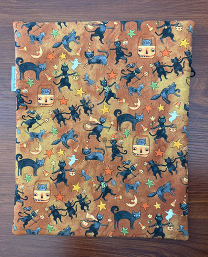 Large project bag - Spooky Cats by Teresa Kogut
