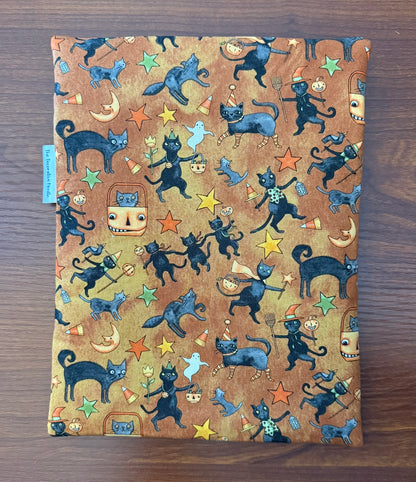 Skinny project bag - Spooky Cats by Teresa Kogut