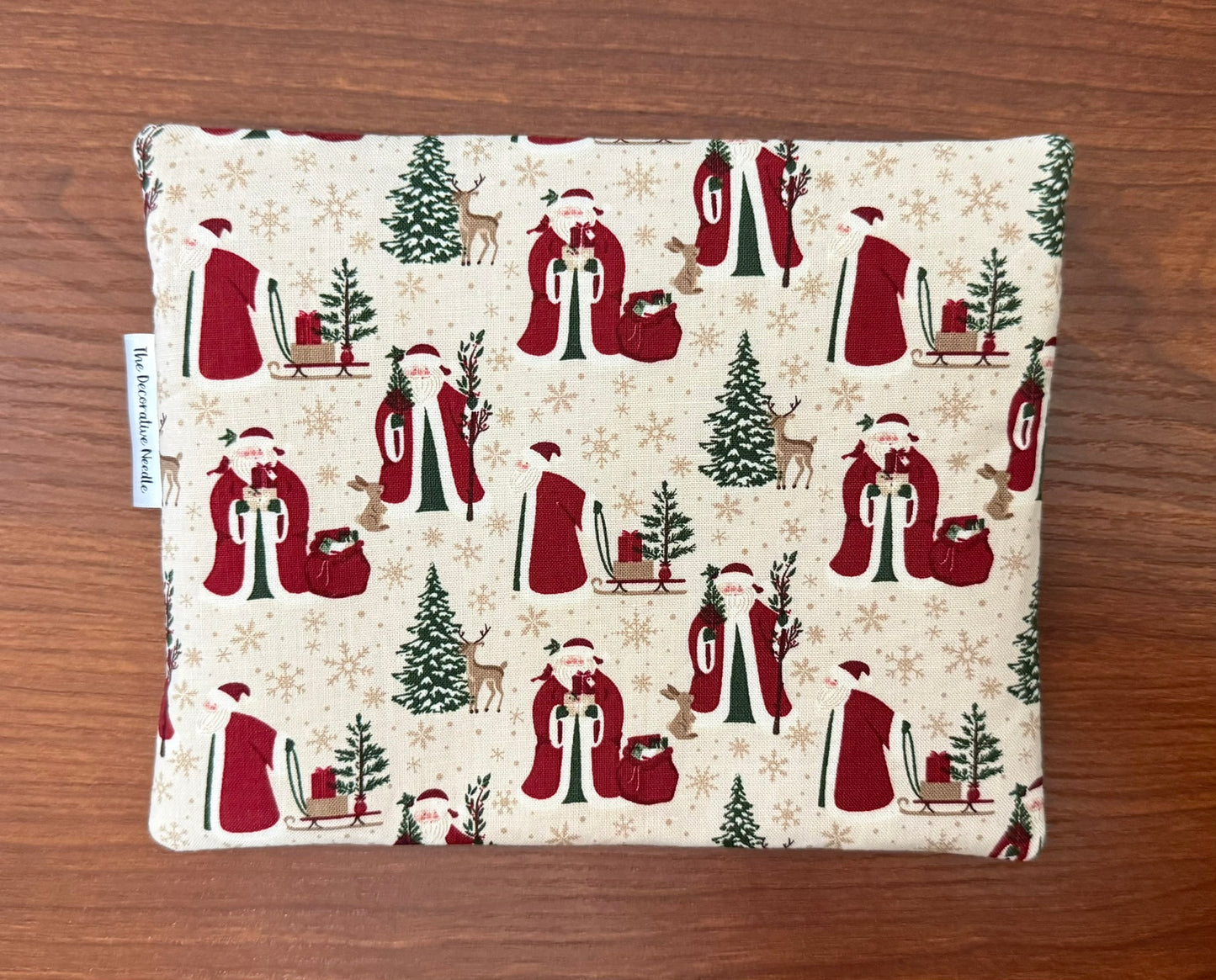 Christmas Time Santas Notions bag for cross stitch & embroidery