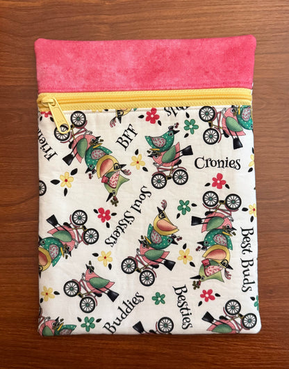 Life is Better with Friends Skinny project bag for cross stitch & embroidery