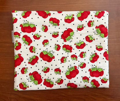 Tomato Pincushion Regular project bag for cross stitch & embroidery