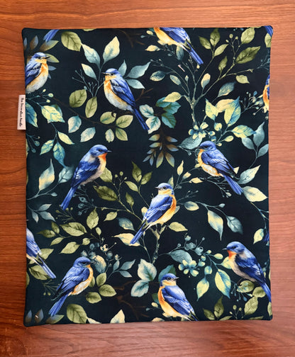 Blue Bird Large project bag for cross stitch & embroidery