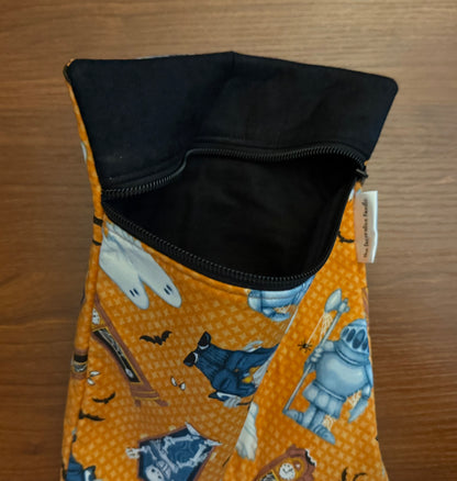 Halloween Characters Skinny project bag for cross stitch & embroidery
